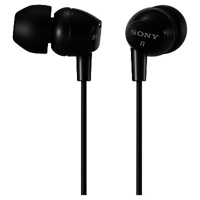 Sony MDR-EX110AP In-Ear Headphones with Mic/Remote Black Sony MDR-EX110AP In-Ear Headphones with Mic/Remote Black
